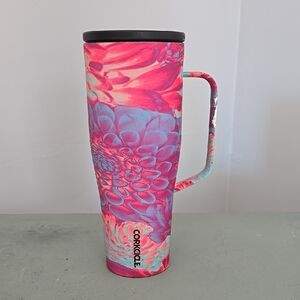 Corkcicle Floral Travel Mug 30 Ounces